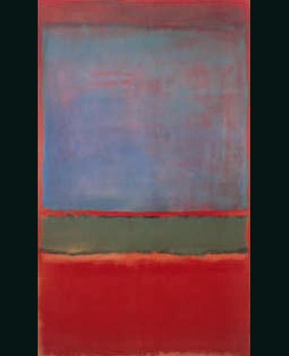 Mark Rothko Violet Green and Red 1951